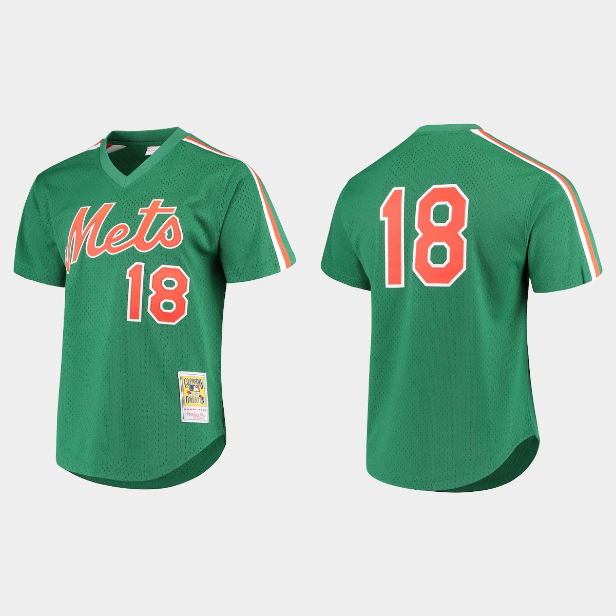 Darryl Strawberry New York Mets Cooperstown Collection Mesh Batting Practice Jersey - Green