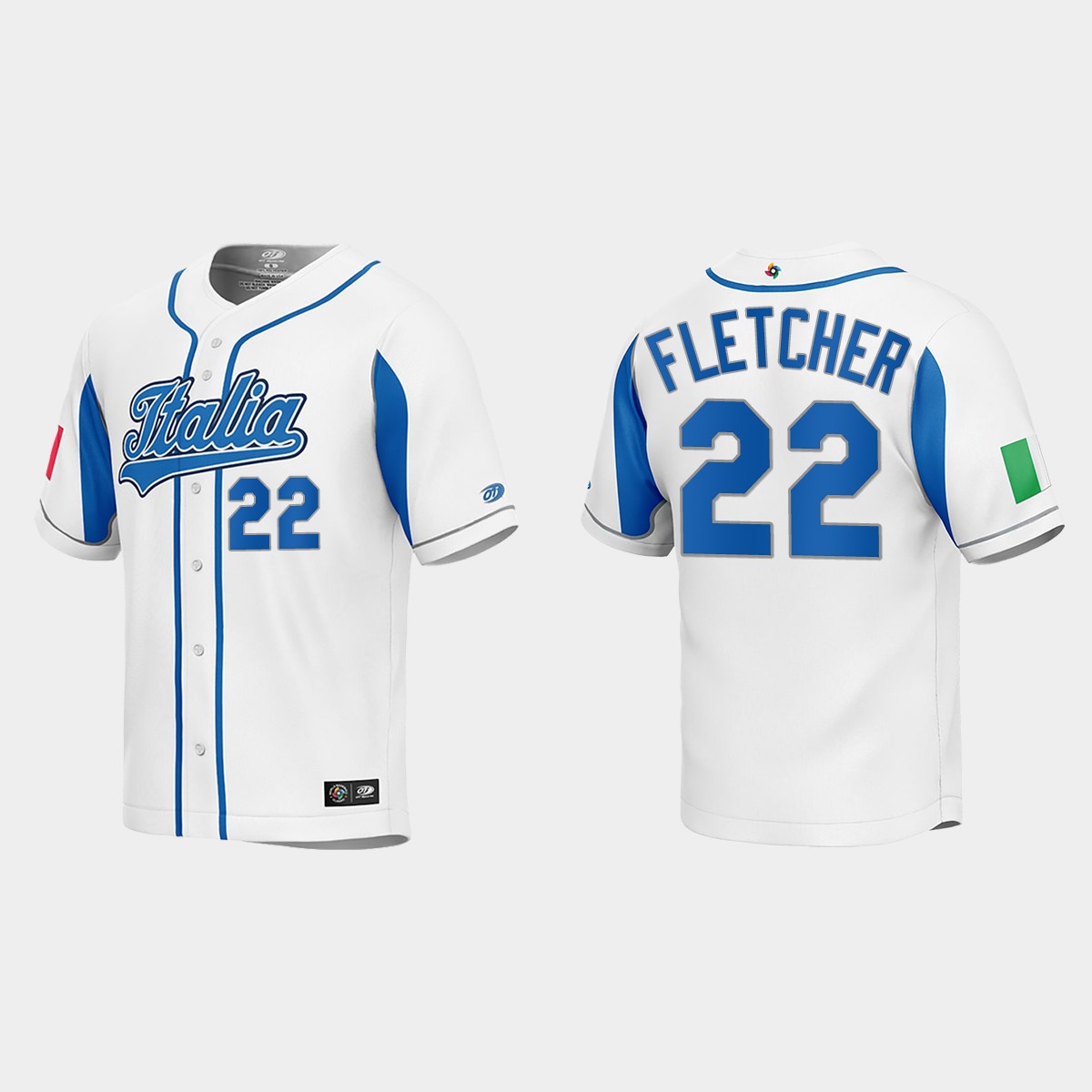 David Fletcher Italy  2023 World  Classic Jersey - White