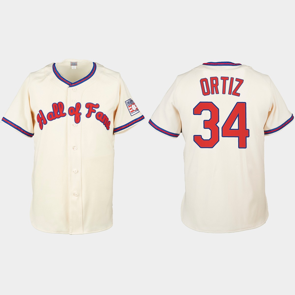 David Ortiz 2022 Hall of Fame Jersey - Cream