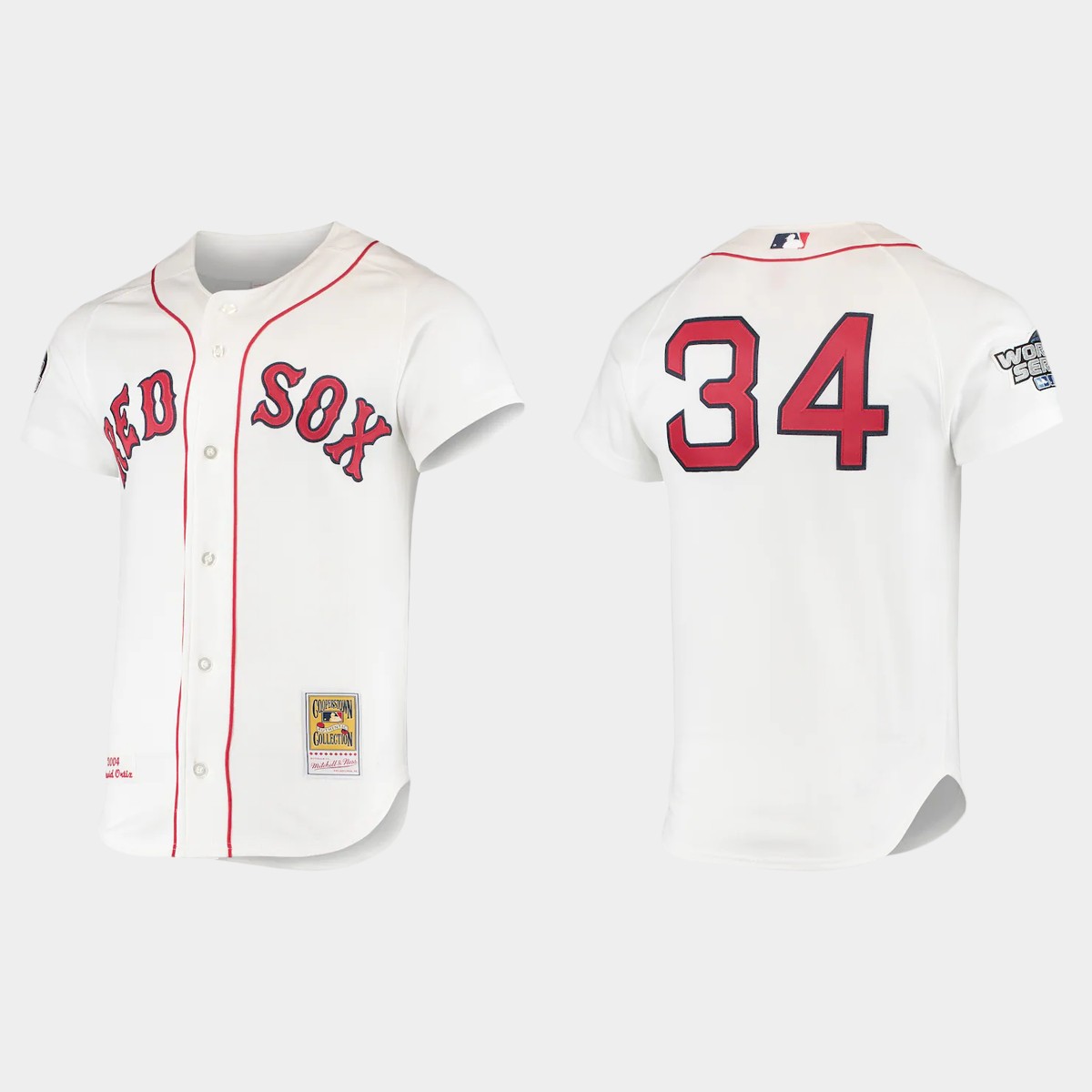 David Ortiz Boston Red Sox 2004 Cooperstown Collection Jersey - White