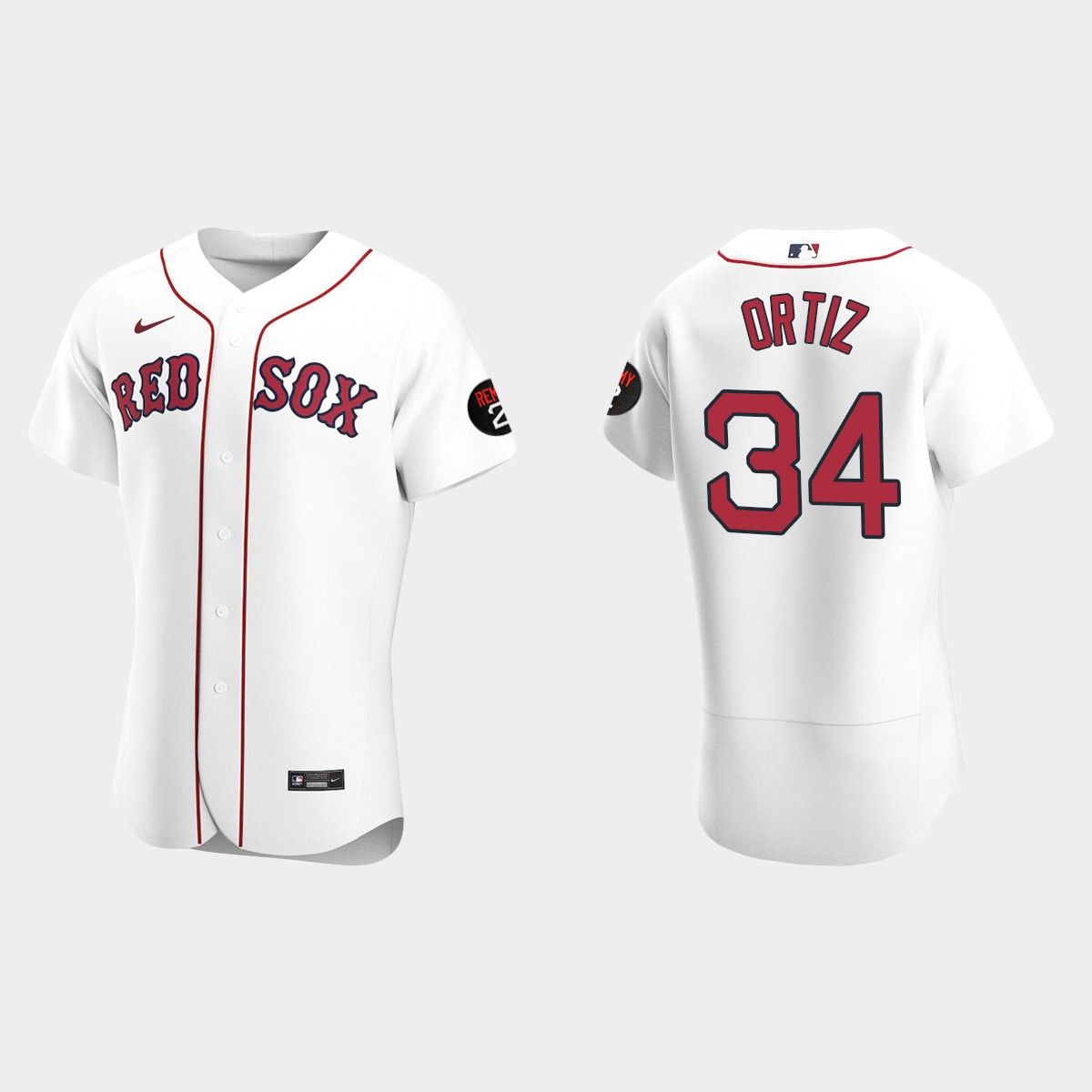 David Ortiz Boston Red Sox Jerry Remy Jersey - White