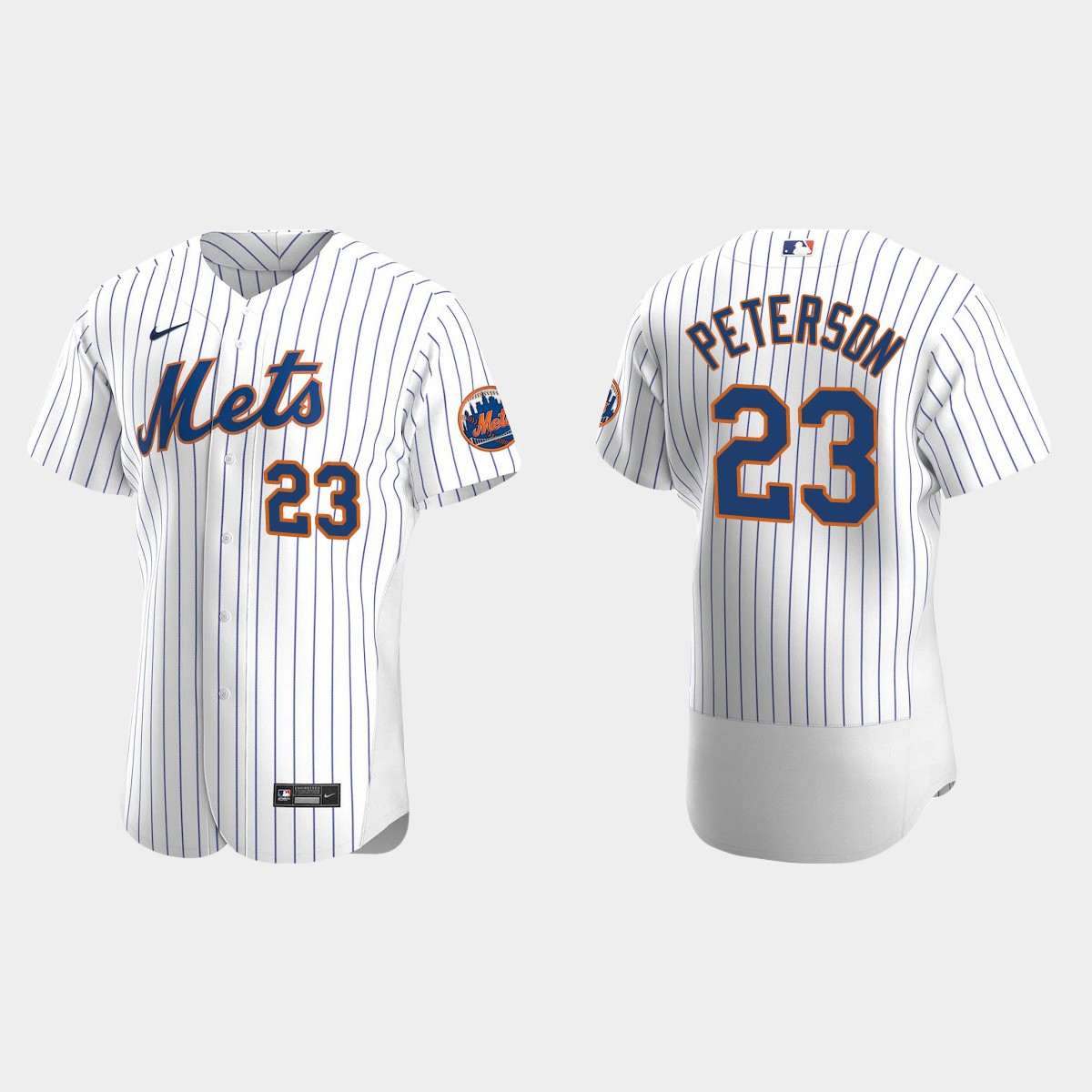 David Peterson New York Mets Home Jersey - White