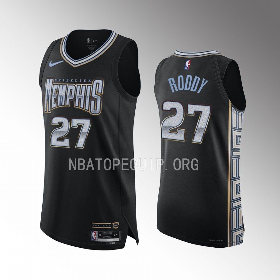 David Roddy Memphis Grizzlies 2022-23 City Edition #27 Jersey Black