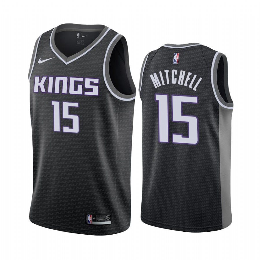 Davion Mitchell 2021 NBA Draft Sacramento Kings Statement Edition Jersey Black