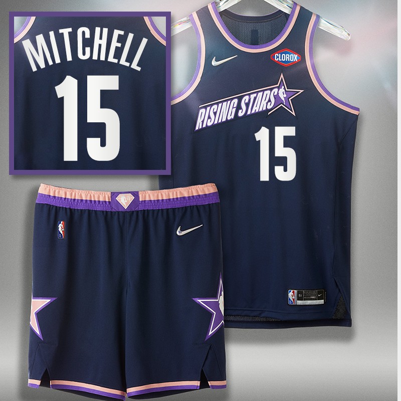 Davion Mitchell 2022 NBA Rising Stars Kings Jersey Purple Uniform