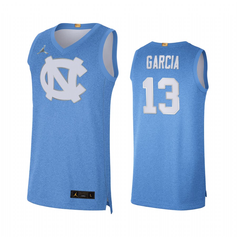 Dawson Garcia UNC Carolina  Blue Jersey 2022 100th Anniversary Limited