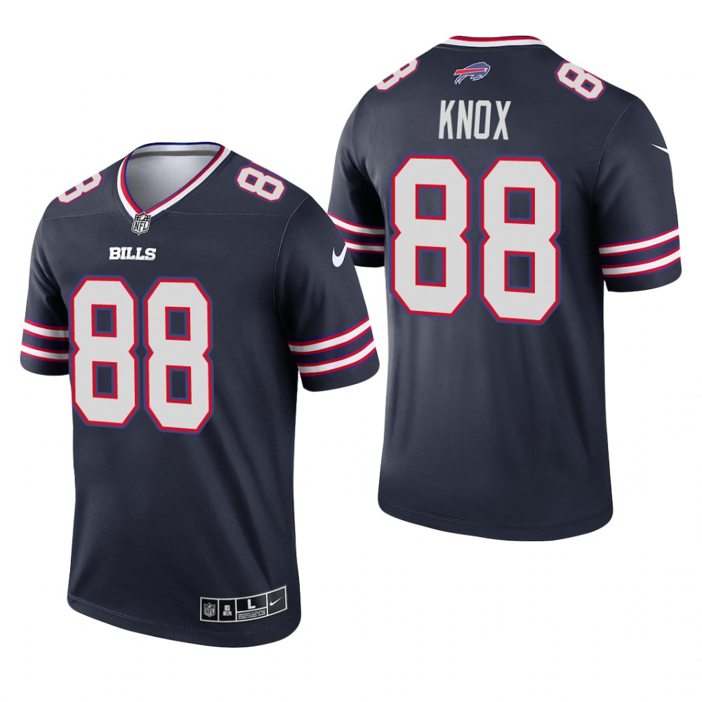 Dawson Knox Buffalo Bills Navy Jersey Inverted Legend - Men's
