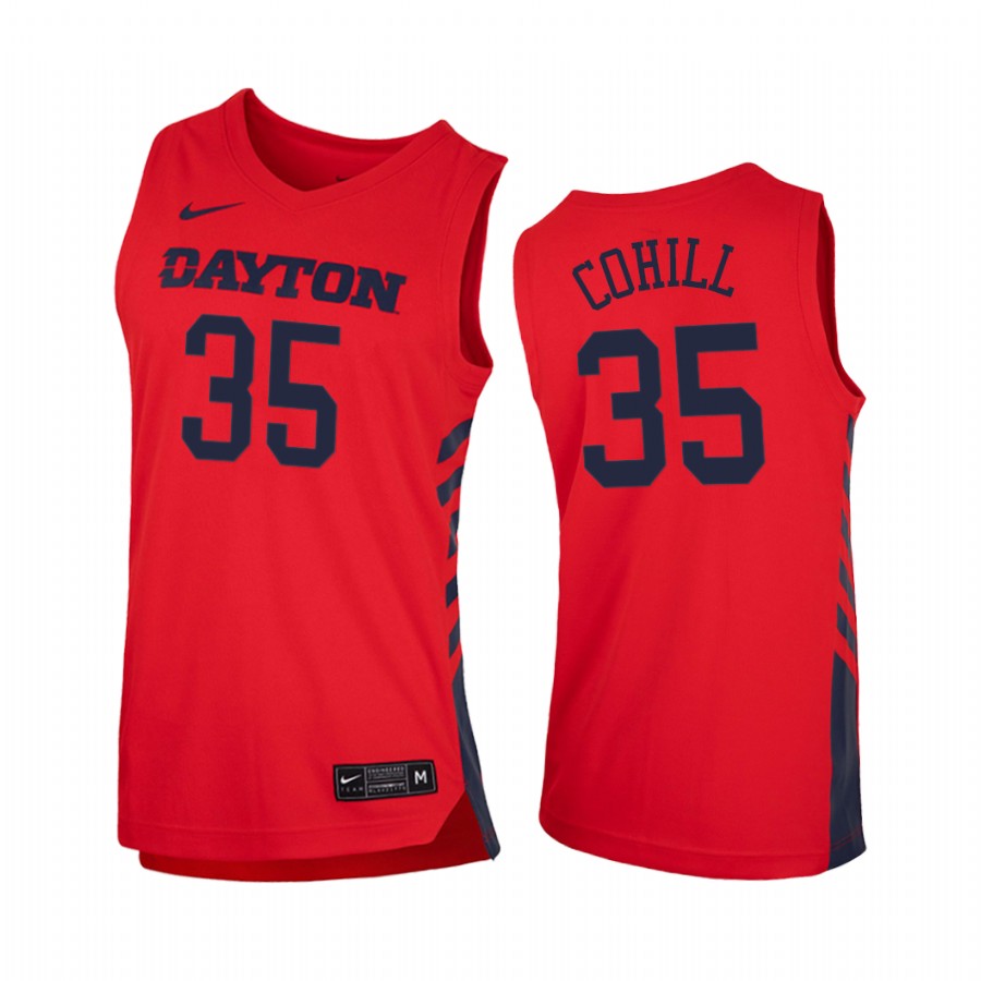 Dayton Flyers Dwayne Cohill Red  2020-21 College  Jersey