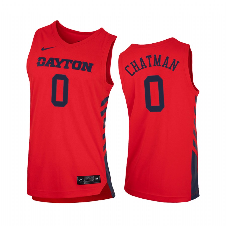 Dayton Flyers Rodney Chatman Red  2020-21 College  Jersey