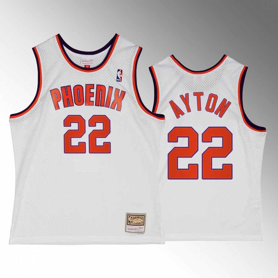 Deandre Ayton #22 Phoenix Suns Alternate White Hardwood Classics Jersey
