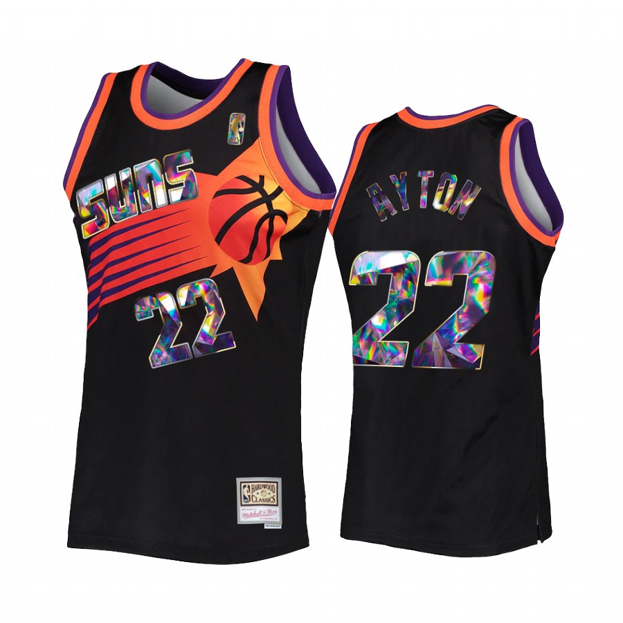Deandre Ayton #22 Phoenix Suns NBA 75th Anniversary Diamond Jersey Black