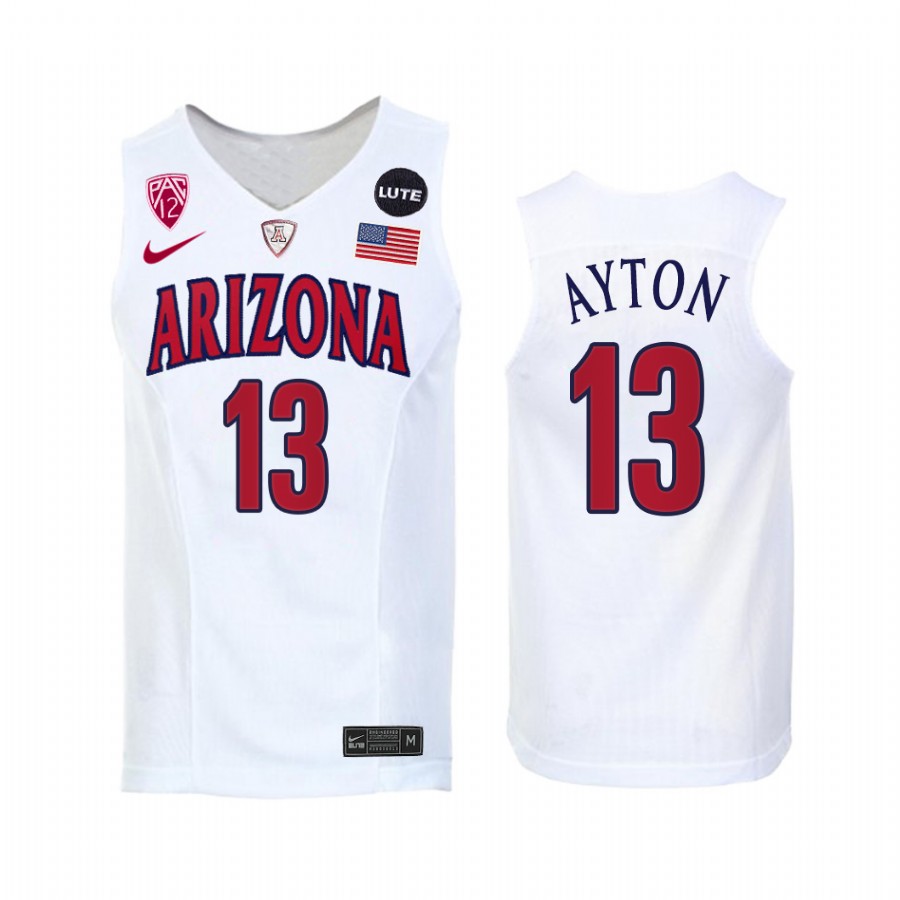 Deandre Ayton Arizona Wildcats White Jersey College  NBA Alumni