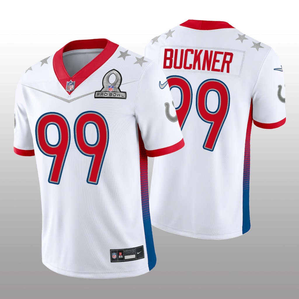 DeForest Buckner White Game Jersey 2022 AFC Pro Bowl - Men's