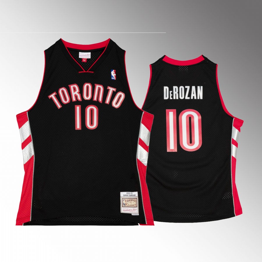 Demar Derozan Toronto Raptors Black 2012-13 Classic Swingman #10 Jersey