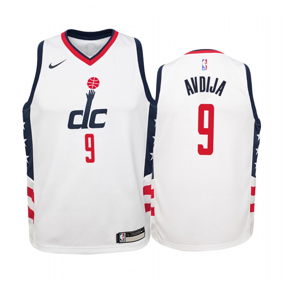 Deni Avdija Washington Wizards Youth White City Jersey 2020 NBA Draft