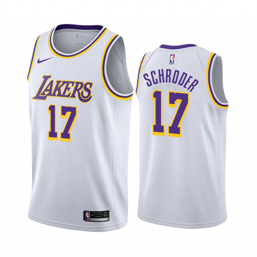 Dennis Schröder Los Angeles Lakers Weiße Association Edition 2020 Transfer 2020-21 Trikot