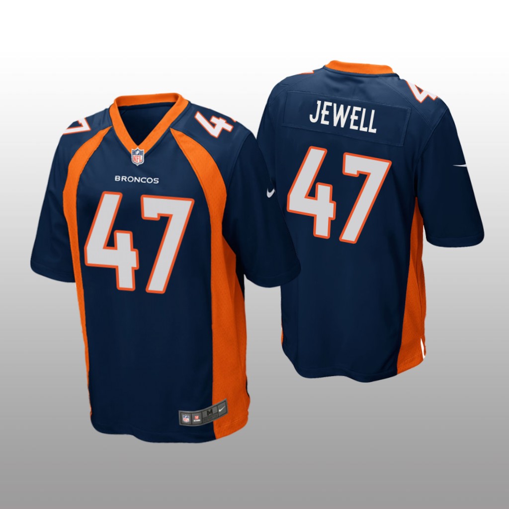 Denver Broncos #47 Navy Josey Jewell Pro Line Jersey - Youth