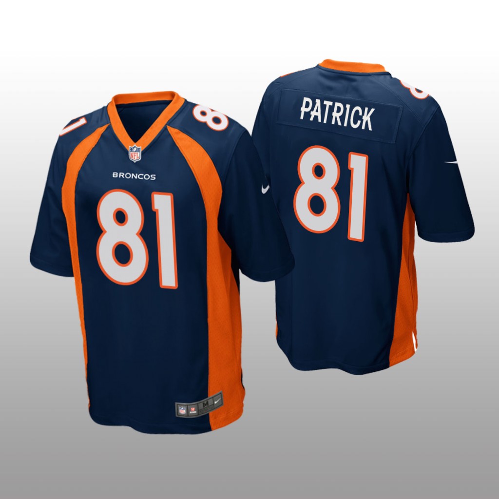 Denver Broncos #81 Navy Tim Patrick Pro Line Jersey - Youth