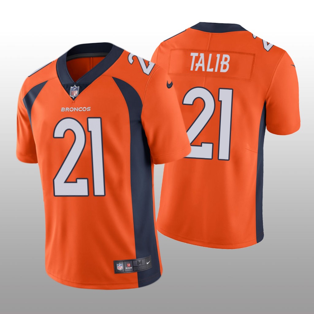 Denver Broncos Aqib Talib Orange Jersey Vapor Limited - Men's