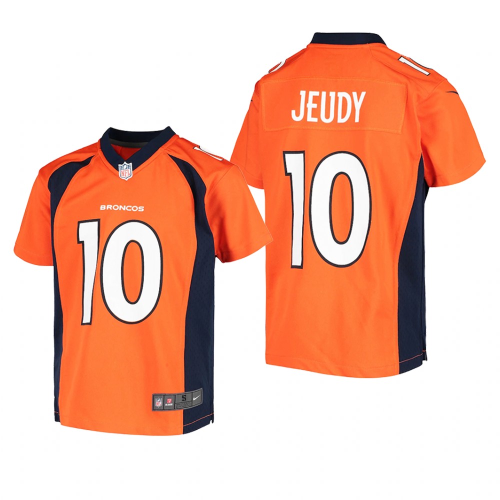 Denver Broncos Jerry Jeudy Orange Jersey Game - Youth