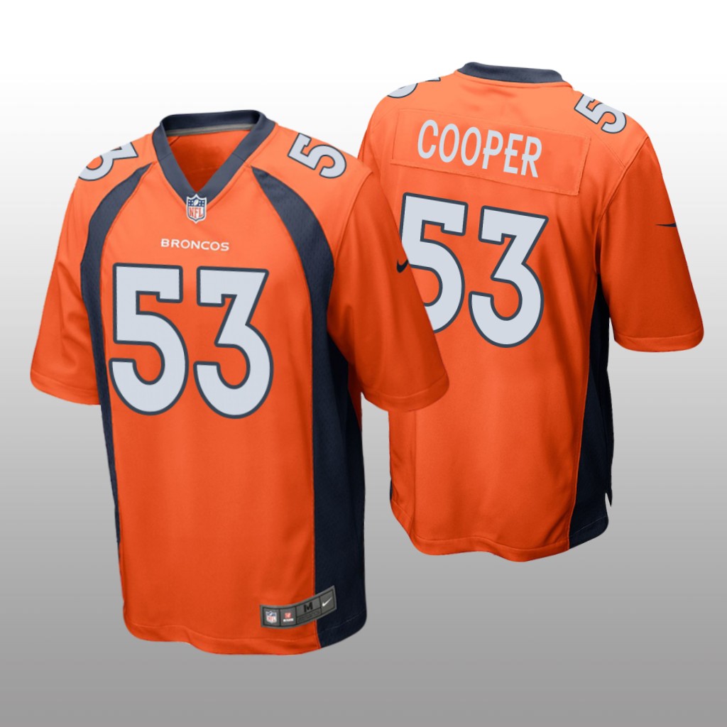 Denver Broncos Jonathon Cooper Orange Jersey Game - Men's