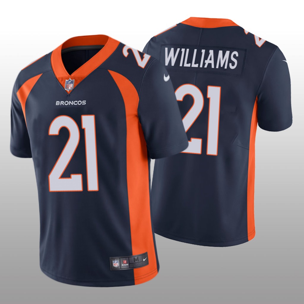 Denver Broncos K'Waun Williams Navy Jersey Vapor Limited Vapor Limited - Men's