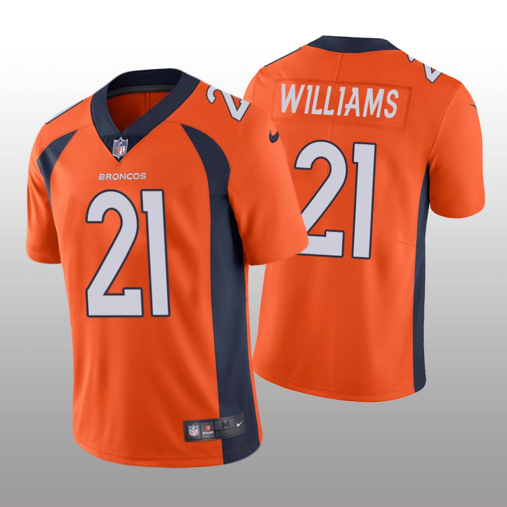 Denver Broncos K'Waun Williams Orange Jersey Vapor Limited Vapor Limited - Men's