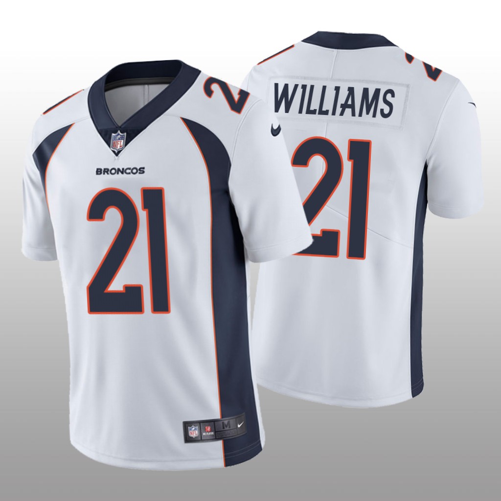 Denver Broncos K'Waun Williams White Jersey Vapor Limited Vapor Limited - Men's