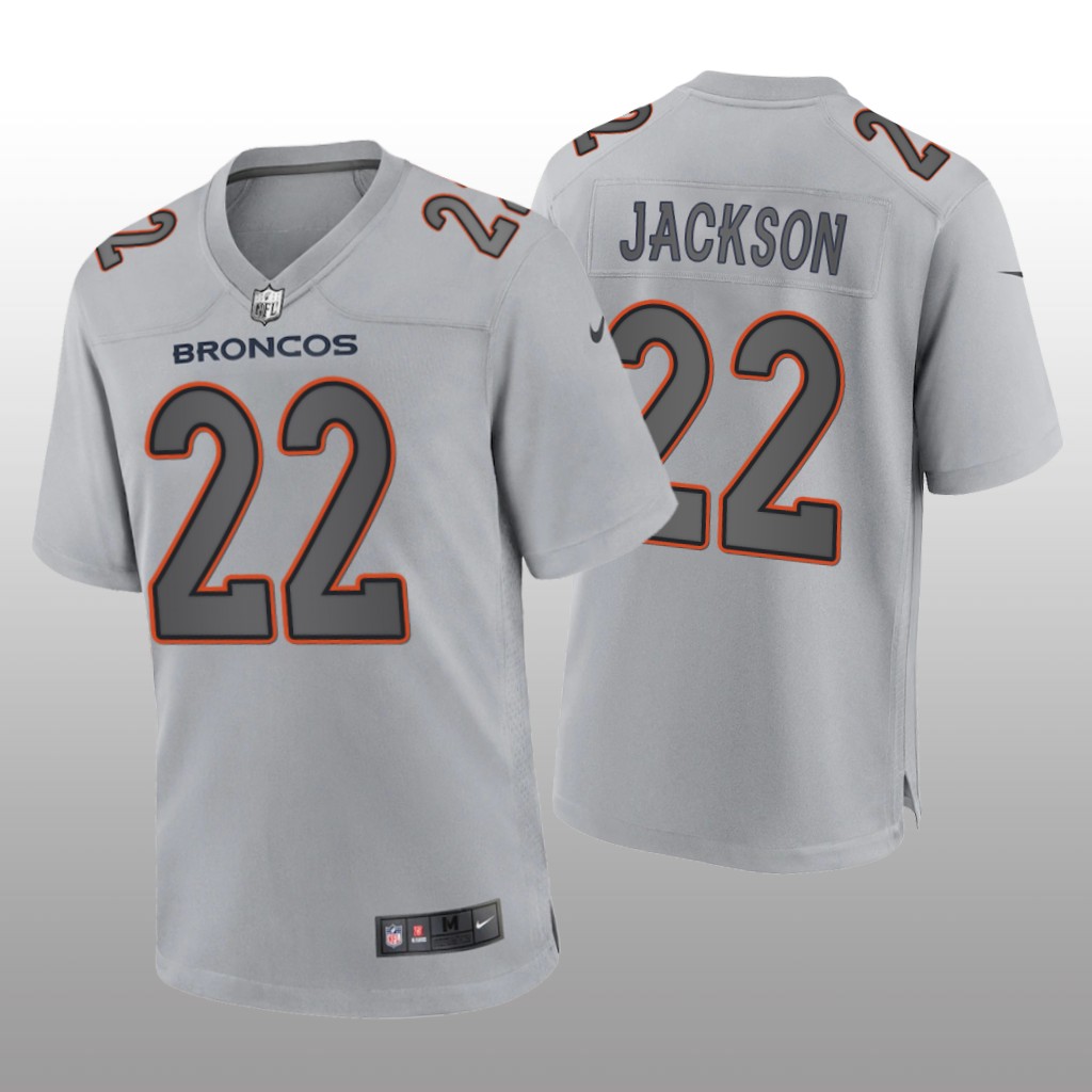 Denver Broncos Kareem Jackson Gray Jersey Atmosphere Fashion Game - Men's