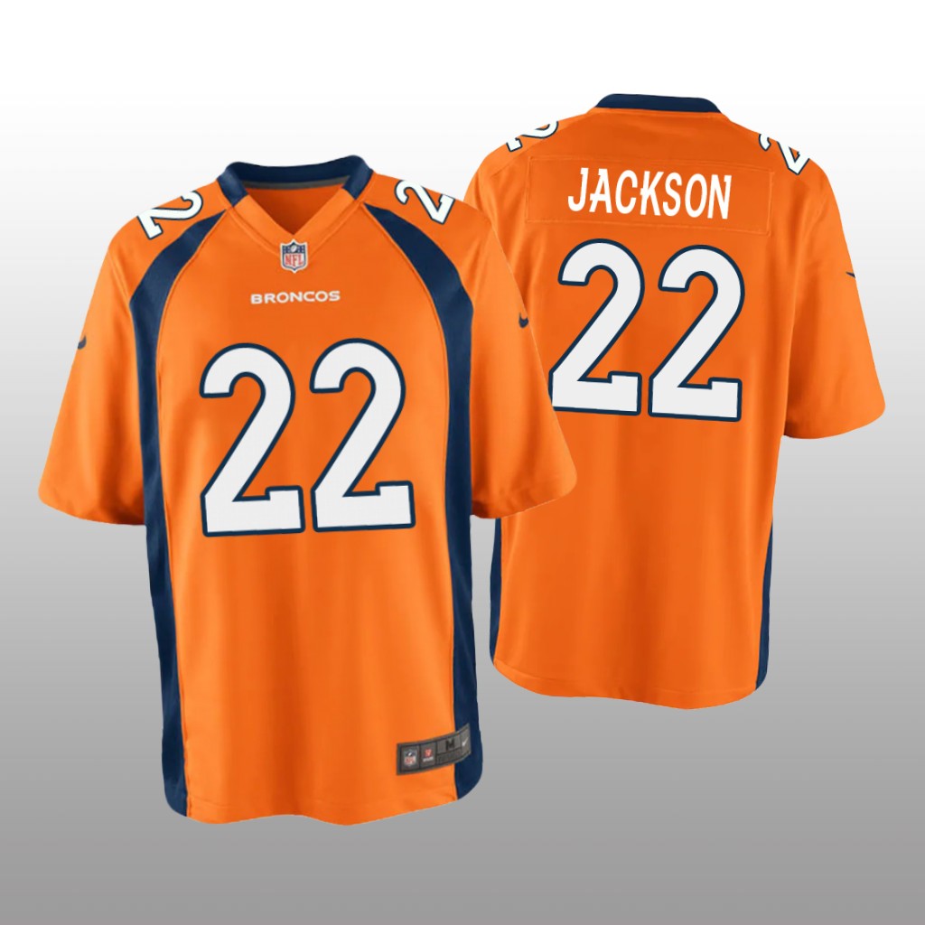 Denver Broncos Kareem Jackson Orange Jersey Game - Youth