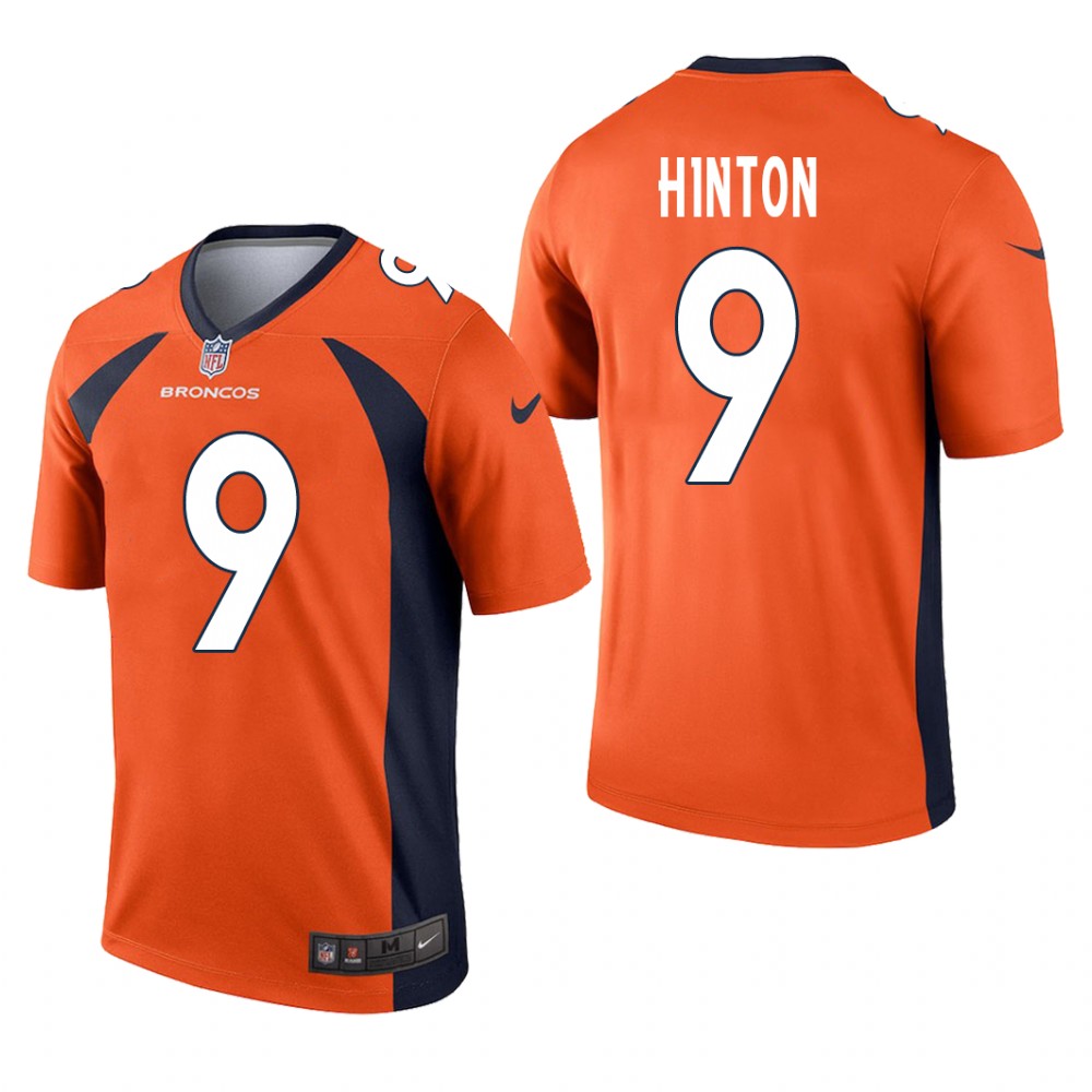 Denver Broncos Kendall Hinton Orange Jersey Legend - Men's