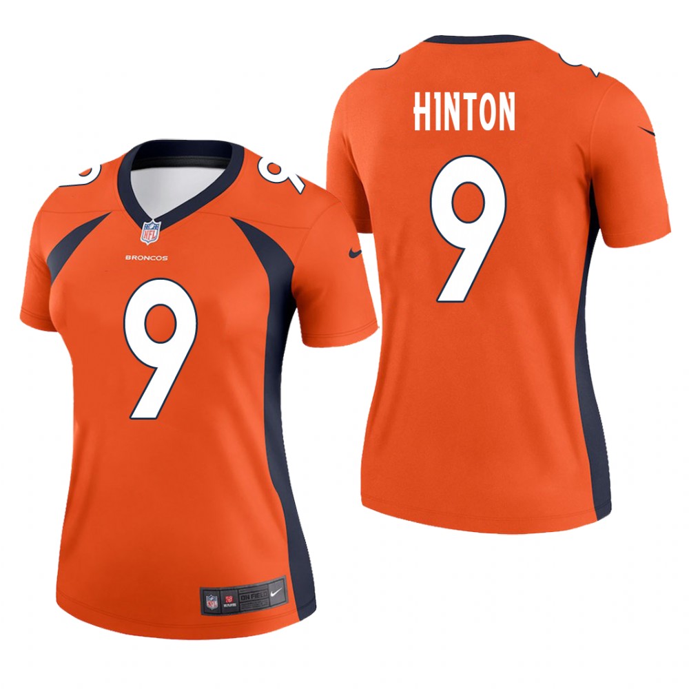 Denver Broncos Kendall Hinton Orange Jersey Legend - Women's