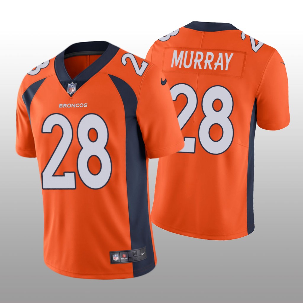 Denver Broncos Latavius Murray Orange Jersey Vapor Limited - Men's
