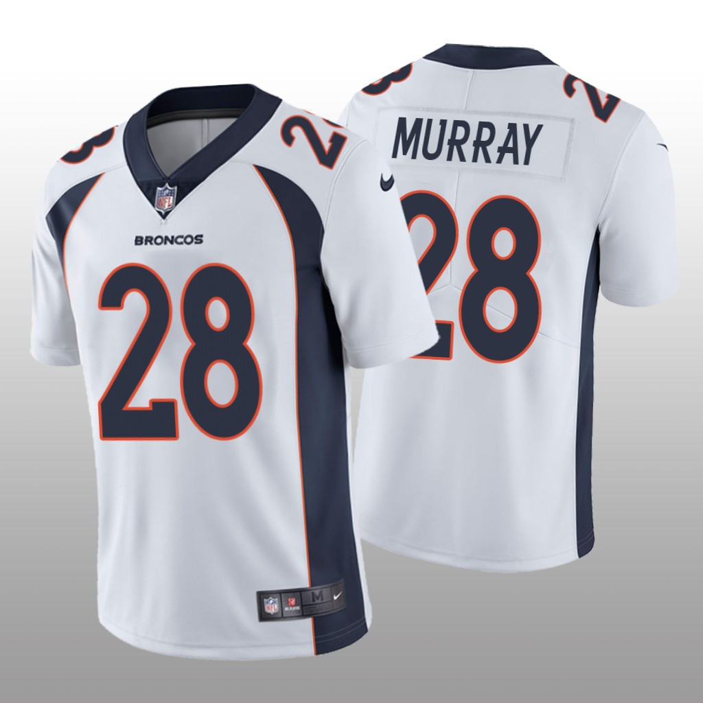 Denver Broncos Latavius Murray White Jersey Vapor Limited - Men's