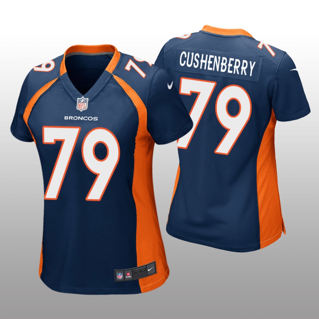 Denver Broncos Lloyd Cushenberry Navy Jersey Game - Women's
