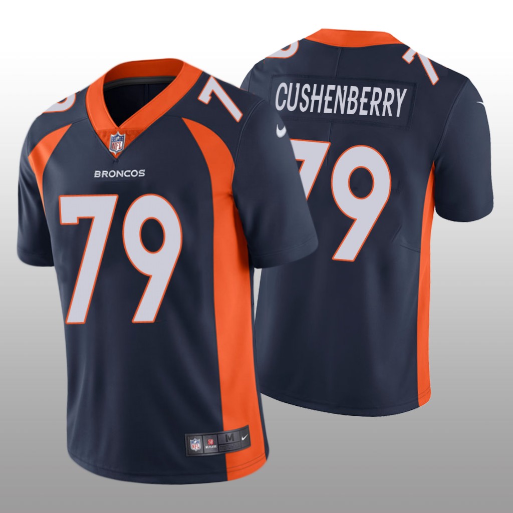 Denver Broncos Lloyd Cushenberry Navy Jersey Vapor Limited - Men's