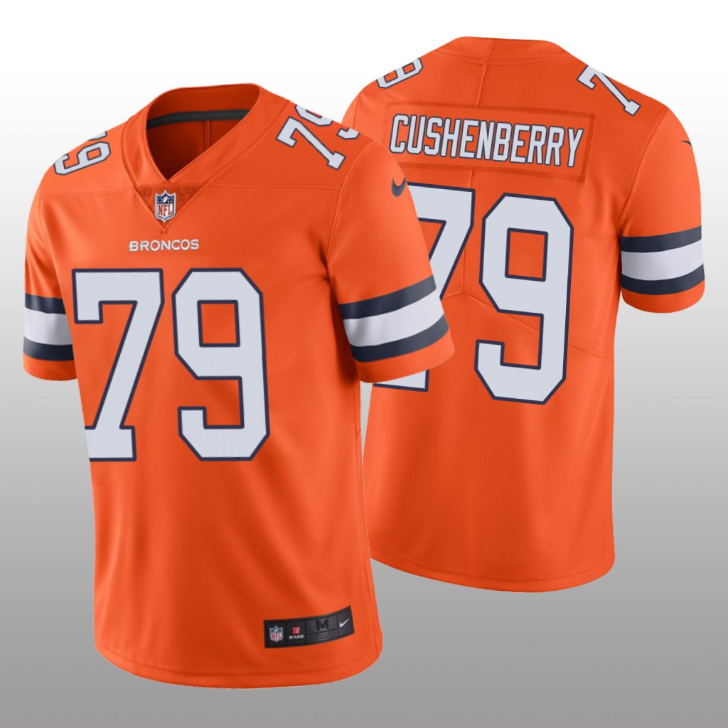 Denver Broncos Lloyd Cushenberry Orange Jersey Color Rush Limited - Men's