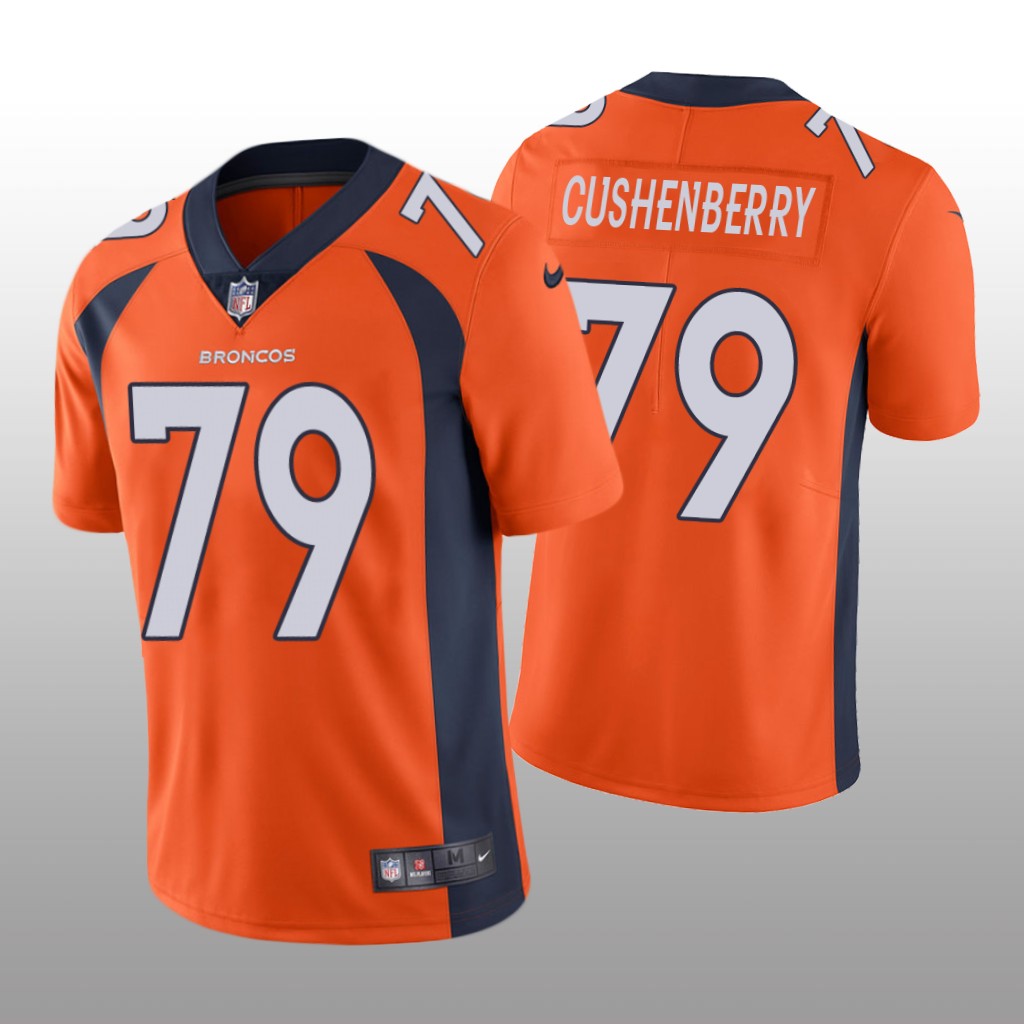 Denver Broncos Lloyd Cushenberry Orange Jersey Vapor Limited - Men's