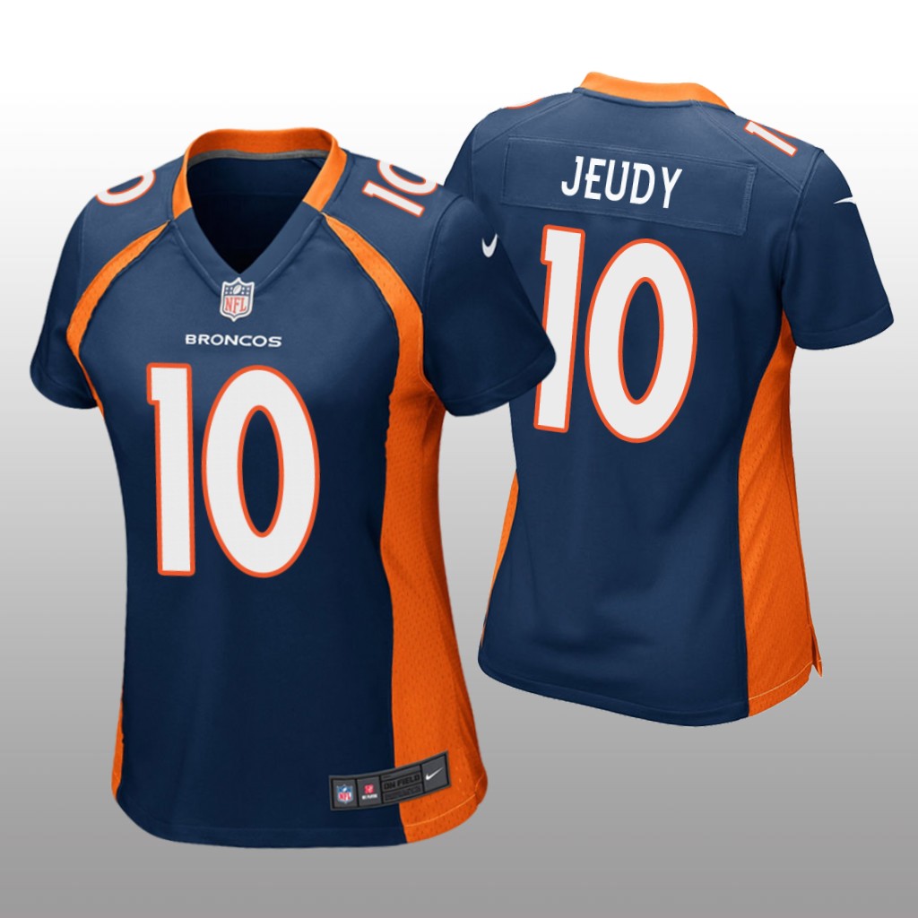 Denver Broncos Navy 2020 NFL Draft Jerry Jeudy Game Jersey