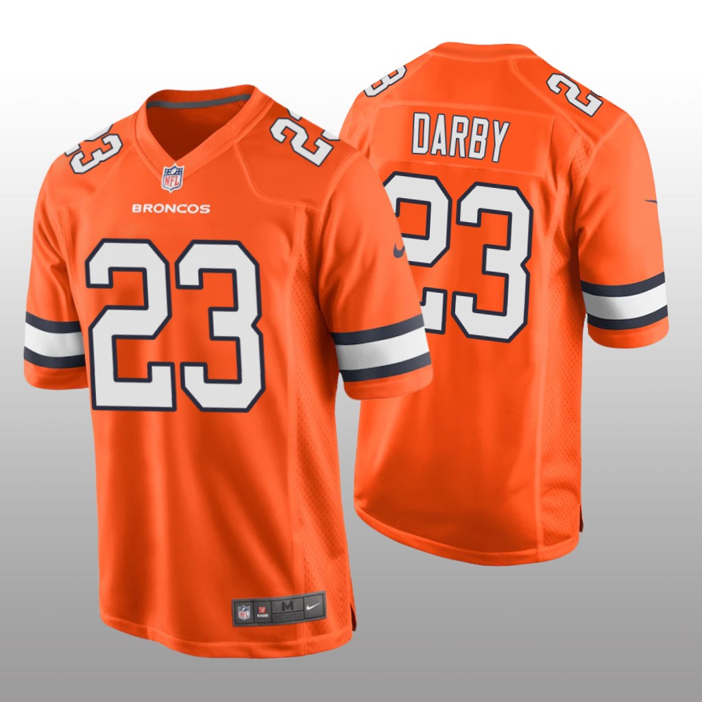 Denver Broncos Ronald Darby Orange Jersey Alternate Game - Men's
