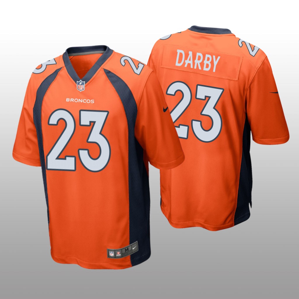 Denver Broncos Ronald Darby Orange Jersey Game - Men's