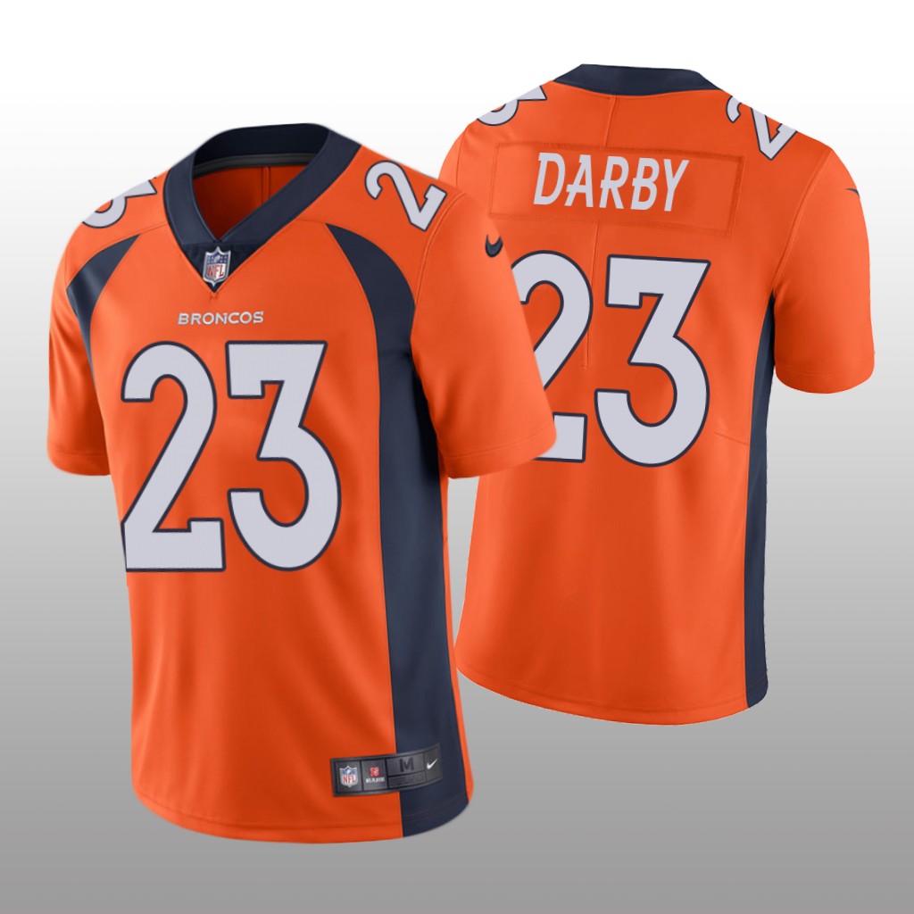 Denver Broncos Ronald Darby Orange Jersey Vapor Limited Vapor Limited - Men's