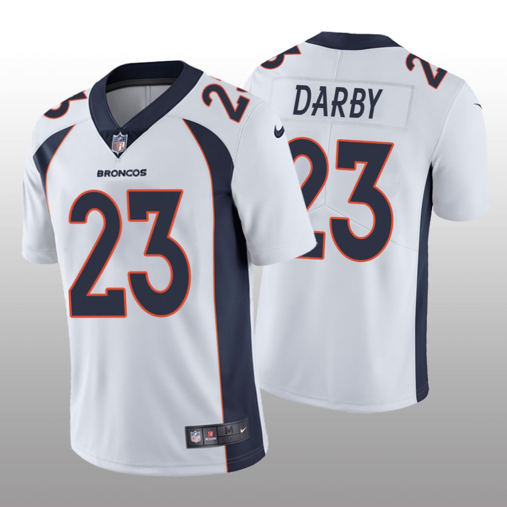 Denver Broncos Ronald Darby White Jersey Vapor Limited Vapor Limited - Men's