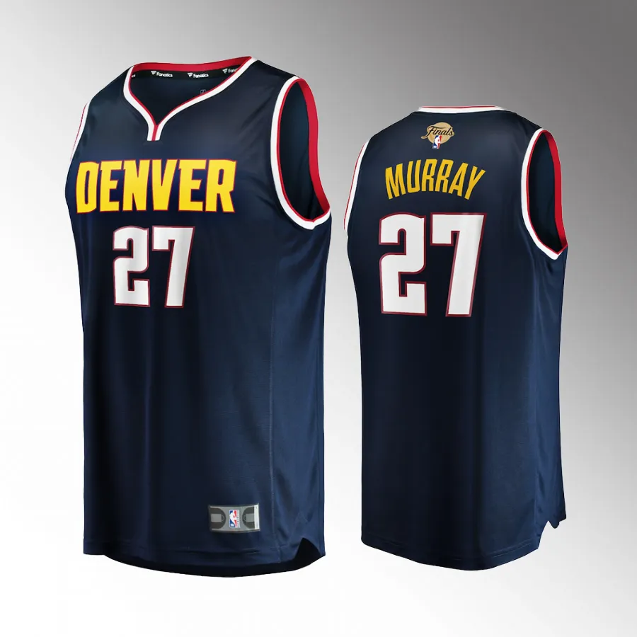 Denver Nuggets #27 Jamal Murray Fast Break Player Jersey 2023 NBA Finals Navy Icon Edition