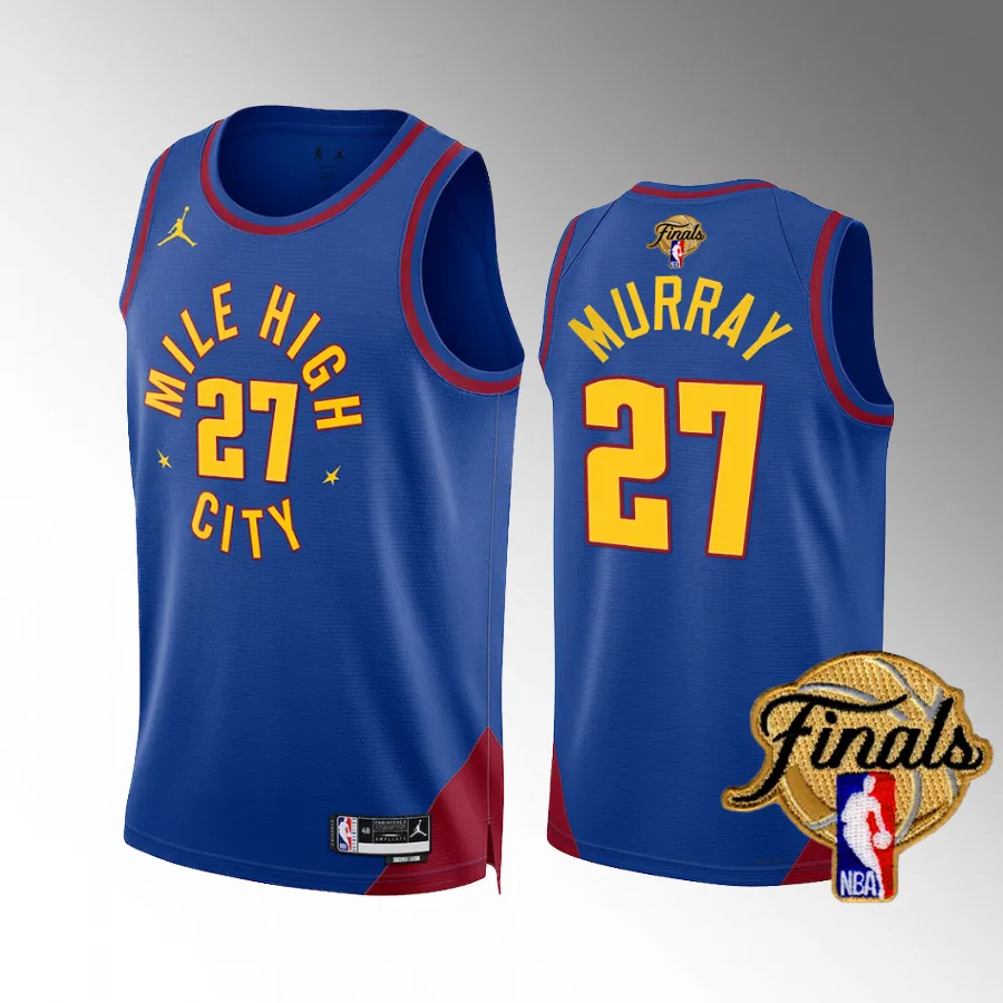 Denver Nuggets 2023 NBA Finals Jamal Murray Blue #27 Jersey Statement Edition