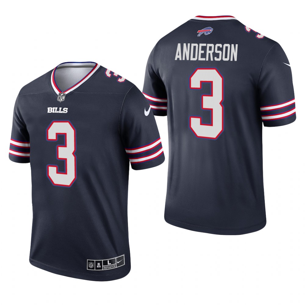 Derek Anderson Buffalo Bills Navy Jersey Inverted Legend - Men's
