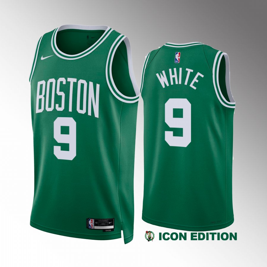 Derrick White 2022-23 Boston Celtics Green #9 Icon Edition Jersey Swingman