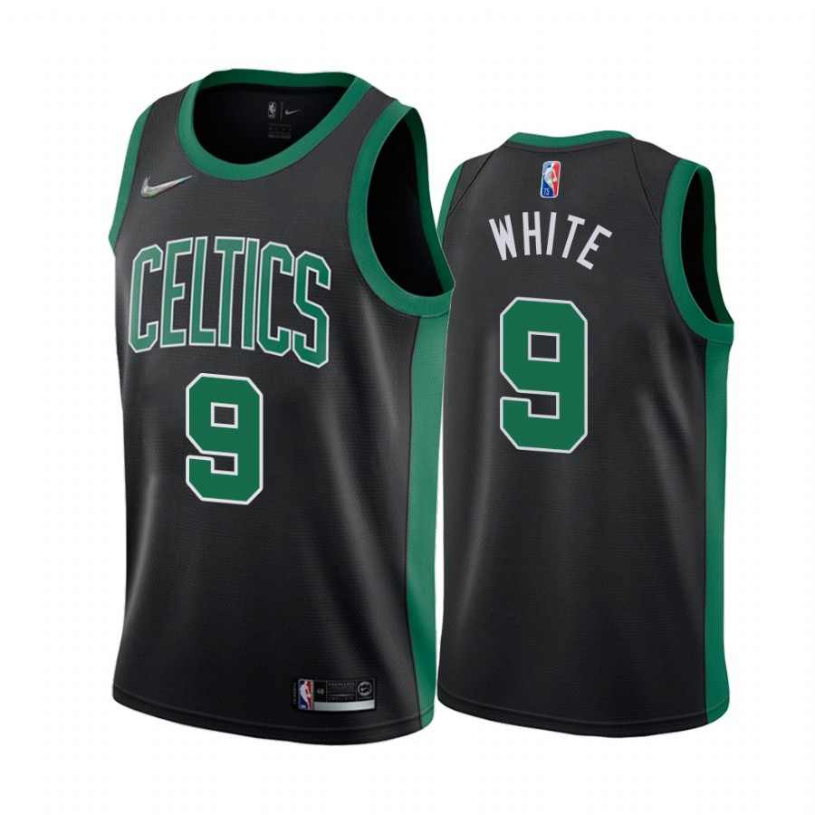 Derrick White Boston Celtics Black #9 Statement Edition Jersey 2022 Trade