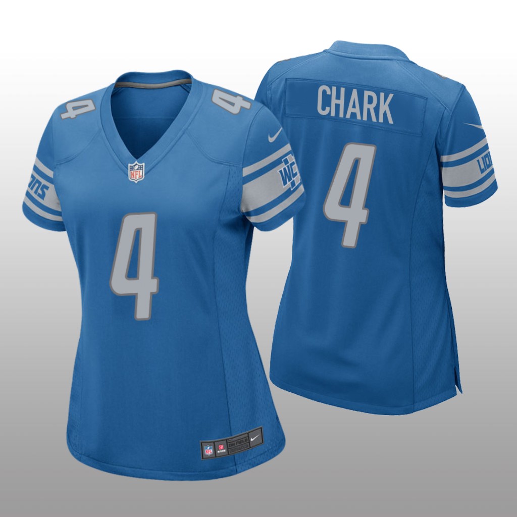 Detroit Lions D.J. Chark Blue Jersey Game - Women's