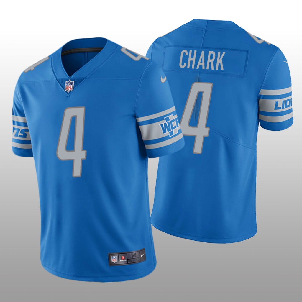 Detroit Lions D.J. Chark Light Blue Jersey Vapor Limited - Men's